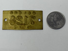 B lerr Bessemer   Lake Erie Railroad Brass Tag M Of E
