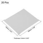 20pcs 7 x6  Microfiber Cleaning Cloth Camera Len Grey Lens