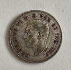 1943 Canada 50 Cents Silver Coin Silver  800 George Vi Royal Canadian Mint