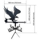 Eagle  Aquila Metal Weathervane  Weather Vane  Home Roof Decor