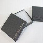 Bloomingdale   s Empty Gift Box Set Of 3 Jewelry Small Storage 3 5    Black