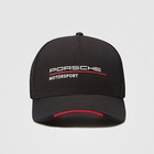 New  Porsche Motorsport Baseball Cap Black