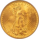 1907 No Motto  20 St Gaudens Gold Double Eagle - Pcgs Ms-66 Fresh Gem 