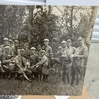 Real Photo Postcard 17 Wwi Canadian Military Making Plans At Table W Cups