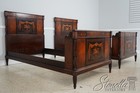 73405  Pair Of Inlaid Neoclassical Mahogany Single Beds