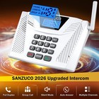 Sanzuco Wireless Intercom System 2 Pack Full Duplex Hands Free Office Home