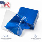Jewelry Polishing Cleaning Cloth 50pcs Silver Gold Platinum Watch Tarnish Remove