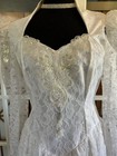 Lilia Smitty Wedding Dress 7 8 Exclusive Prairie Western Lace White Vintage New