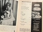 1961 Playbill Theatre Magazine  Rhinoceros  Zero Mostel   Eli Wallach Autographs
