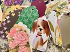 Random Mixed Lot Of 100 Paper Gift Tags Made From Greeting Cards Recycled Xmas