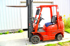 Toyota Forklift 5000lbs  6ft Lift  Propane  Solid Tires  4924 Hrs  Runs Well 