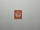 Queen Elizabeth Ii 2 1 2d 2 5d Postage Revenue Red