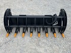 78  Root Rake Clam Grapple With Teeth Attachment Fits Skid Steer Quick Attach