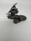 Present Dragon Pewter Figurine Rawcliffe Us Prism Green Fine Austrian Crystals