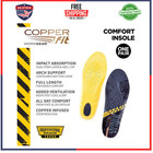 Copper Fit Work Gear Comfort Insoles Unisex Shoe Inserts