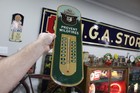 Rare Us Forest Smokey Bear Prevent Fires Embossed Painted Metal Thermometer Sign