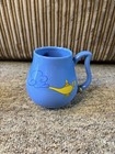 Disney Parks Blue Genie From Aladdin Smiling Face Ceramic Coffee Cup Mug Nwot