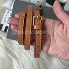 Beeswax Red Trim Premium Vachetta Strap Replacement For Lv Croisette
