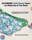 Alvababy 3 Pcs Baby Cloth Diaper Covers  Swim Diaper nappy Shell Baby Girls A