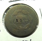 1823 Large Cent - Counter Stamped  15 - Low Grade