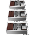 30  33  36  Farmhouse Apron Sink Single Bowl Kitchen Sink Stainless Steel Sink