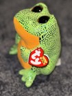  rare And Retired  Ty Beanie Boo -    speckles    The 6    Frog       2014  New W  Tags
