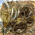 1lb Gold   Gold-tone Jewelry Lot   Mystery Bundle   Wearable Untested Pieces