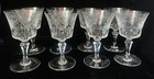 Baccarat 5 1 8  Wine -cut Glass - Etched  Parme - Signed