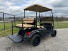 2019 Black Gas Ezgo Txt Kawasaki 4 Passenger Custom Golf Cart Lights   Sscarts 