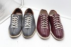 Vintage Linds Classic Leather Bowling Shoes    lot Of 2  Men s 9 5d   10d