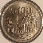 Indonesia 1973 100 Rupiah Unc Coin
