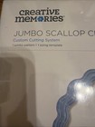 Creative Memories Jumbo Scallop Circle Pattern Custom Cutting System-brand New 