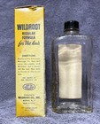 Vintage Wildroot Regular Formula Hair Tonic 5 Oz Glass Bottle W  Box 1950s