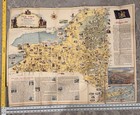 Vintage 1940s New York    the Empire State    Pictorial Map     General Drafting Co 