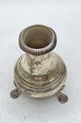 Gorham Sterling Silver Toothpick Holder Match Vase Tripod Claw Feet Vintage 42