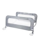 Double Sided Swing Down Bed Rail Guard Child Baby Kids Safety Grey 42 5  X 21 