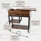 Creekview Home Emporium Narrow End Table With Charging Station With Usb Ports