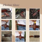 Leather Knife Sheath For Fixed Blade Knives - Belt-mounted Storage Pocket Case