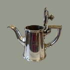 Antique Mark Hopkins Hotel Silver Soldered Hot Water Pot creamer Reed barton