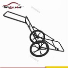 500 Lbs Heavy-duty Folding Deer Game Cart Hauler W  17   Wheels Ergonomic Handle