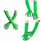 2025 Elphaba Cosplay Green Gloves Halloween Long Gloves Props Accessories Party