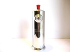 Vintage Keystonwear Chrome   Red Bakelite Cocktail Shaker 1930s Art Deco Style