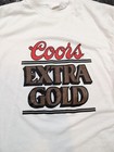 Vintage Coors Beer Single Stitch T-shirt Coors Extra Gold Original Vintage
