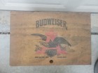 Rare Vintage Anheuser Busch Budweiser Beer Checkers Bottle Cap Top Wooden Crate