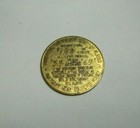 1959 Alaska Fairbanks The Golden Heart Souvenir Medallion
