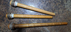 Antique Wooden Spindles Spools Bobbins Thread Southern Factory  8      10 lot Of 3