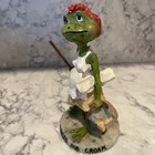 Country Frog Figurine House Work Makes Me Croak