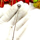 Handmade Gemstone Hair Pin 925 Sterling Silver Jewelry