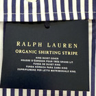 Ralph Lauren Organic Shirting Stripe King Duvet Cover Navy Blue White Nwt  470