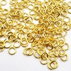 Gold Color Open Jump Rings 21 Gauge Round Connectors 4mm 5mm 6mm 7mm